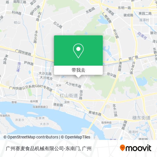 广州赛麦食品机械有限公司-东南门地图