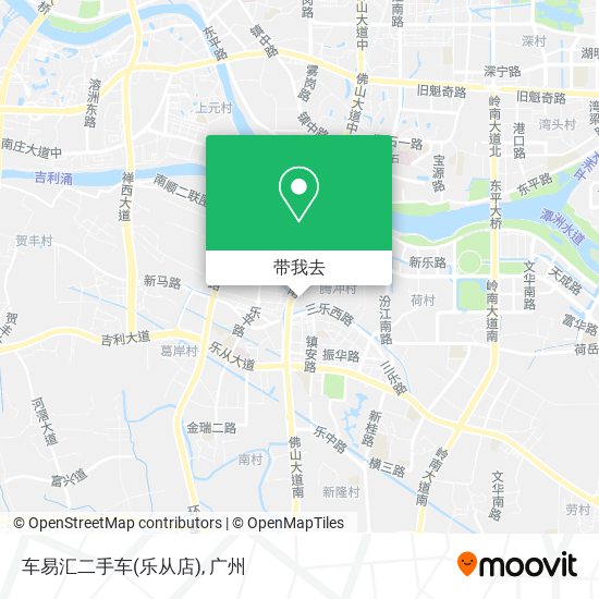 车易汇二手车(乐从店)地图
