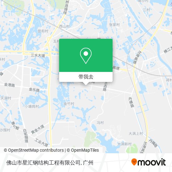 佛山市星汇钢结构工程有限公司地图