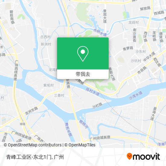 青峰工业区-东北1门地图