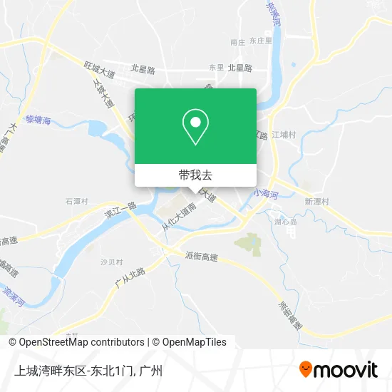 上城湾畔东区-东北1门地图