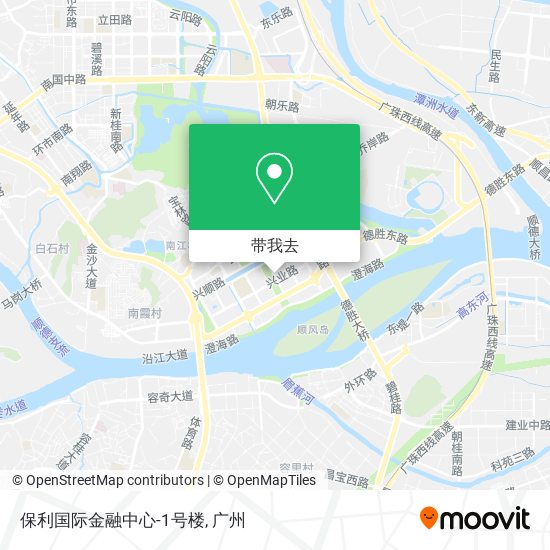 保利国际金融中心-1号楼地图