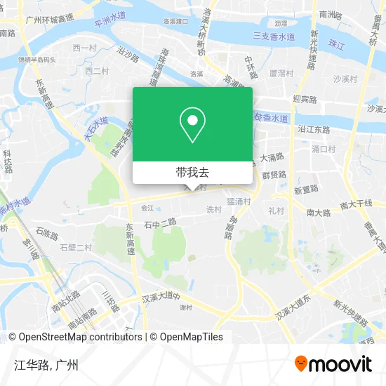 江华路地图