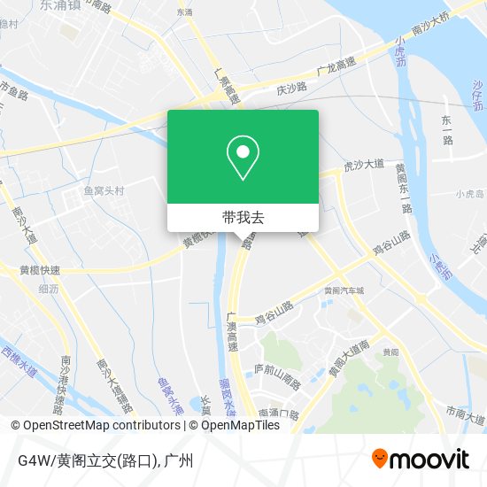 G4W/黄阁立交(路口)地图