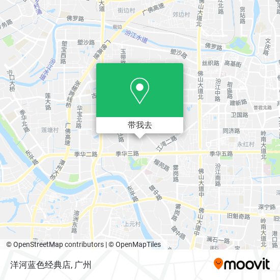 洋河蓝色经典店地图