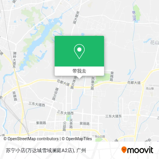 苏宁小店(万达城雪域澜庭A2店)地图