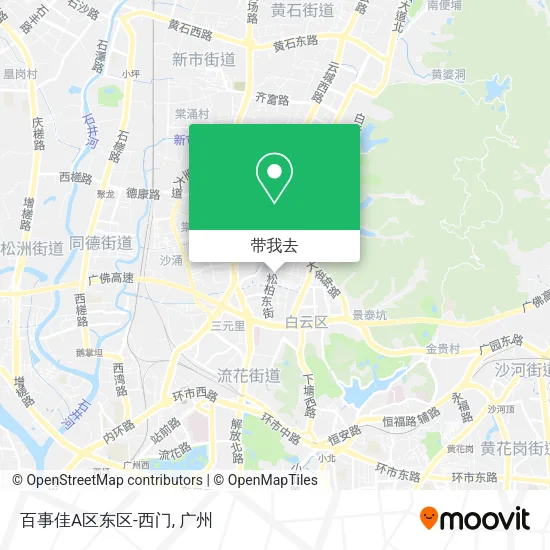 百事佳A区东区-西门地图