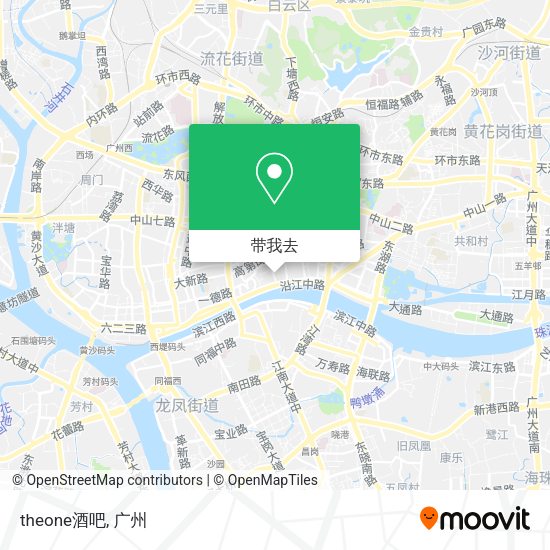 theone酒吧地图