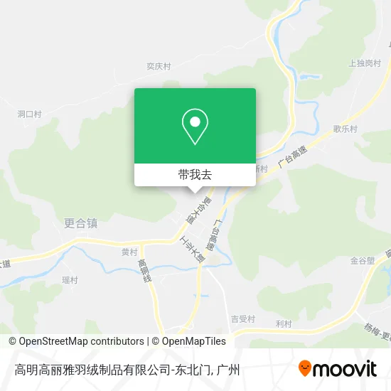 高明高丽雅羽绒制品有限公司-东北门地图