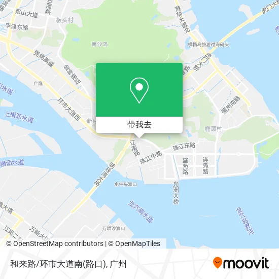 和来路/环市大道南(路口)地图