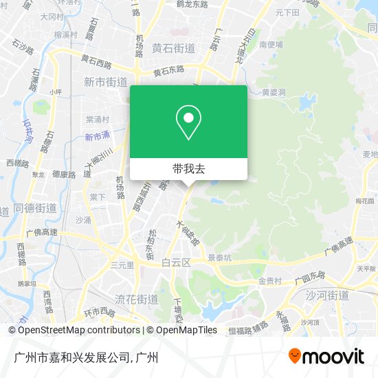 广州市嘉和兴发展公司地图