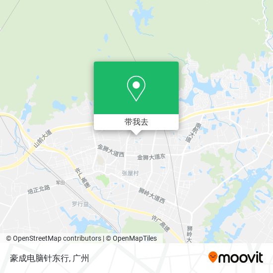 豪成电脑针东行地图