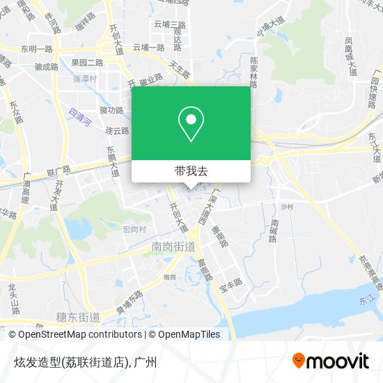 炫发造型(荔联街道店)地图