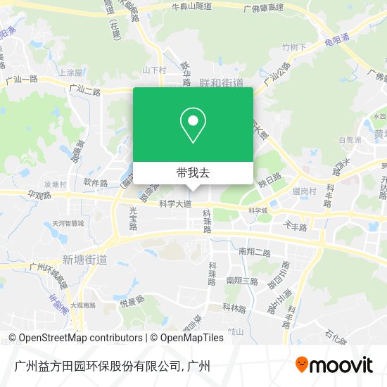 广州益方田园环保股份有限公司地图