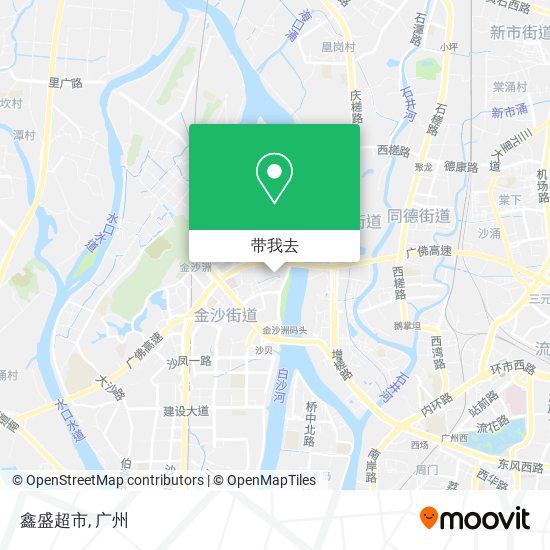 鑫盛超市地图