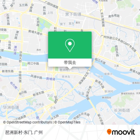琶洲新村-东门地图