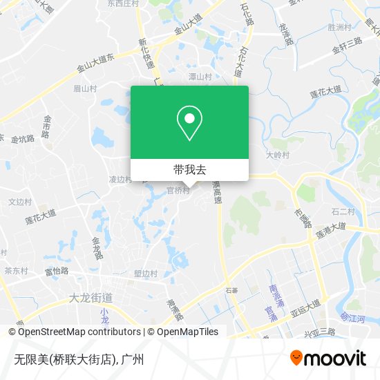 无限美(桥联大街店)地图