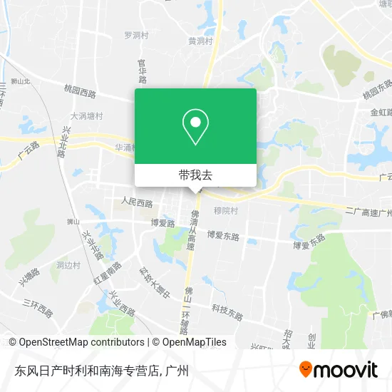 东风日产时利和南海专营店地图