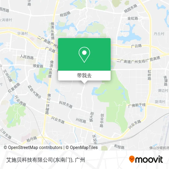 艾施贝科技有限公司(东南门)地图