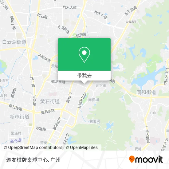 聚友棋牌桌球中心地图