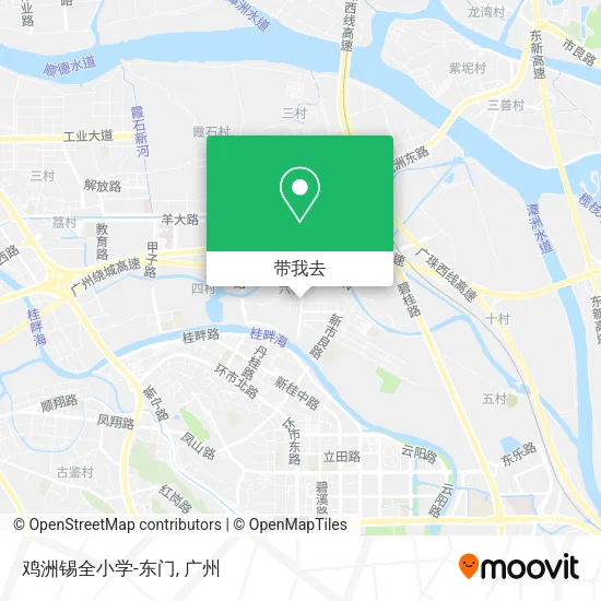 鸡洲锡全小学-东门地图