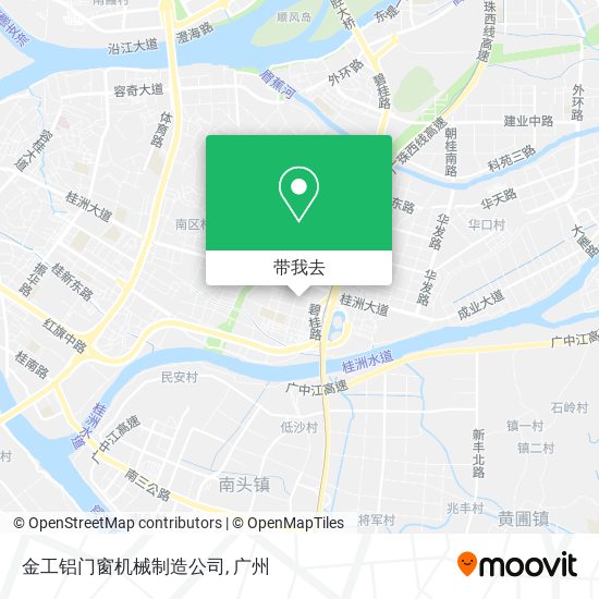金工铝门窗机械制造公司地图