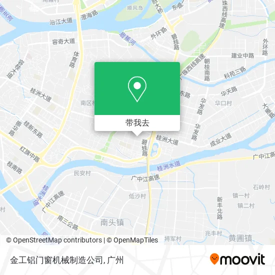 金工铝门窗机械制造公司地图