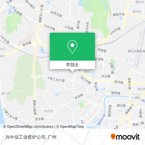 兴中信工业窑炉公司地图