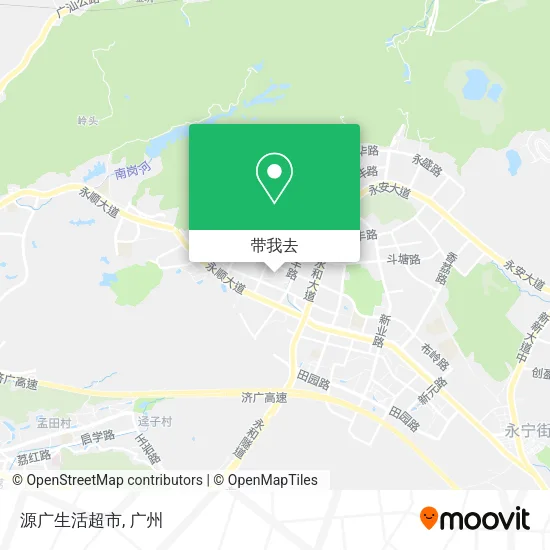 源广生活超市地图