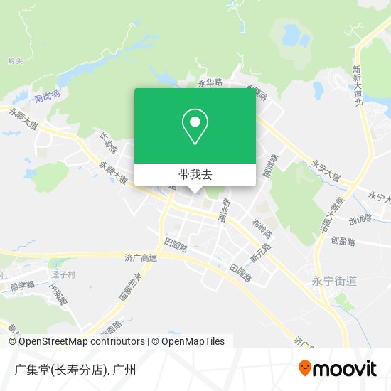 广集堂(长寿分店)地图