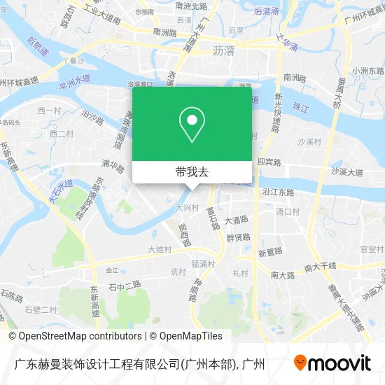 广东赫曼装饰设计工程有限公司(广州本部)地图