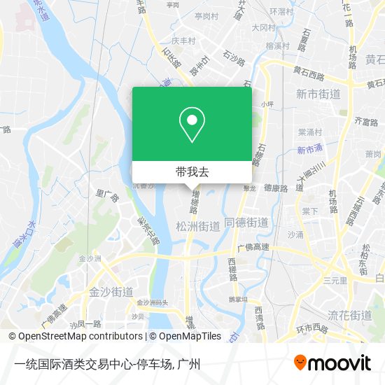 一统国际酒类交易中心-停车场地图