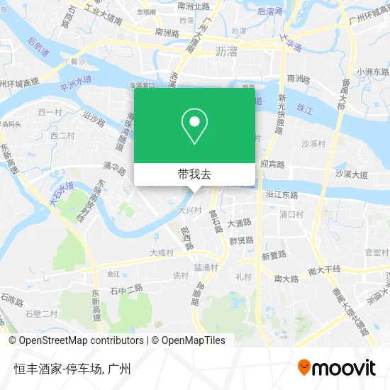 恒丰酒家-停车场地图