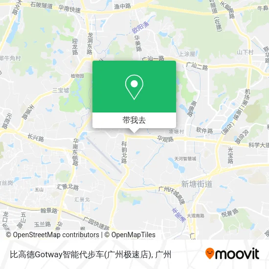 比高德Gotway智能代步车(广州极速店)地图