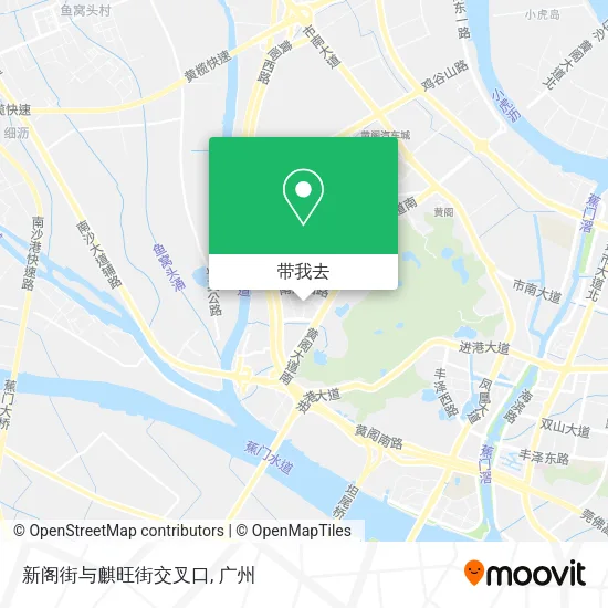 新阁街与麒旺街交叉口地图