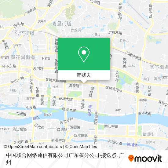 中国联合网络通信有限公司广东省分公司-接送点地图
