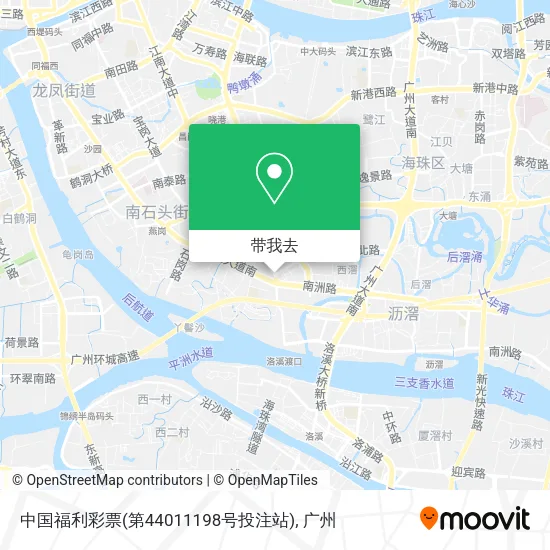 中国福利彩票(第44011198号投注站)地图