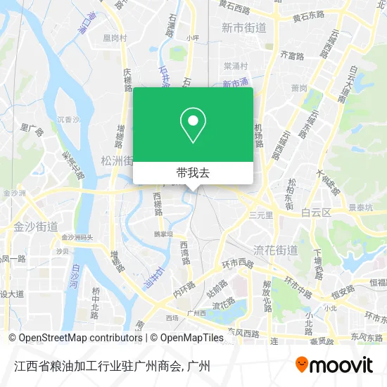 江西省粮油加工行业驻广州商会地图