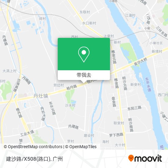 建沙路/X508(路口)地图