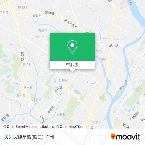 X516/建星路(路口)地图