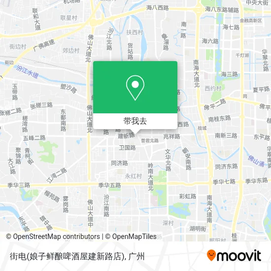 街电(娘子鲜酿啤酒屋建新路店)地图