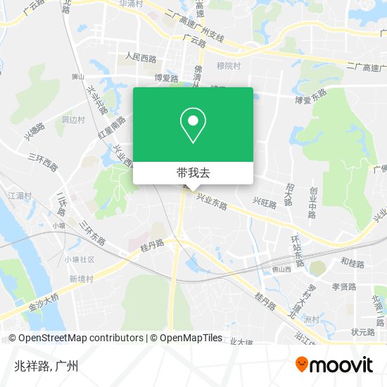 兆祥路地图