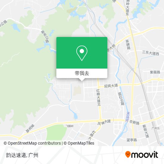 韵达速递地图