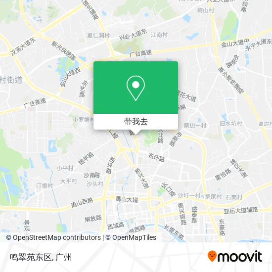 鸣翠苑东区地图