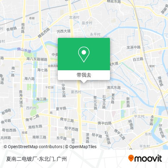 夏南二电镀厂-东北门地图