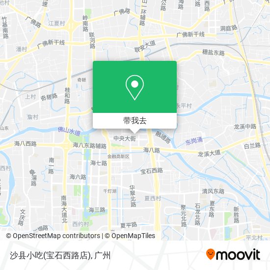 沙县小吃(宝石西路店)地图