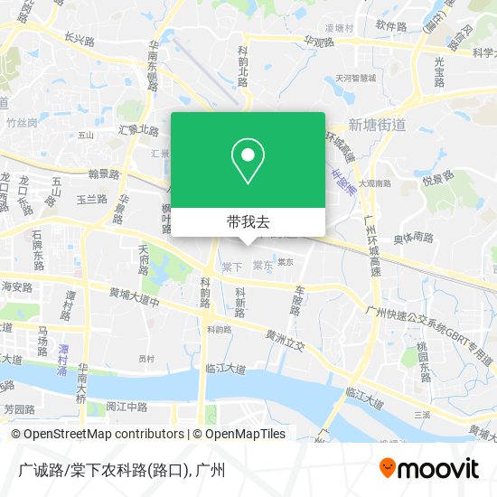 广诚路/棠下农科路(路口)地图