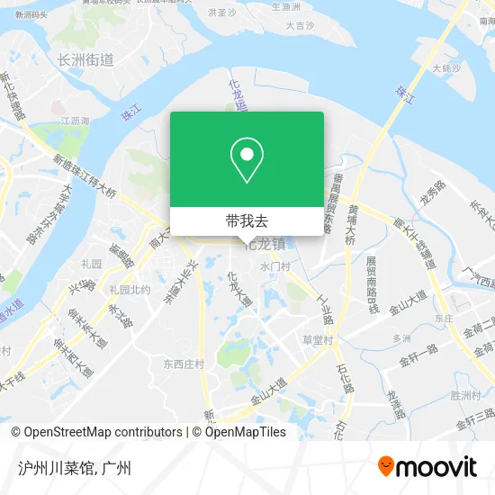 沪州川菜馆地图