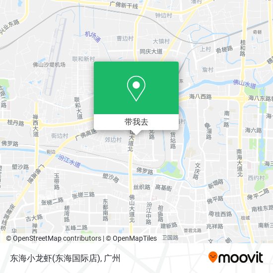 东海小龙虾(东海国际店)地图