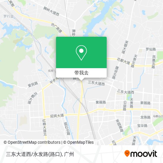 三东大道西/永发路(路口)地图